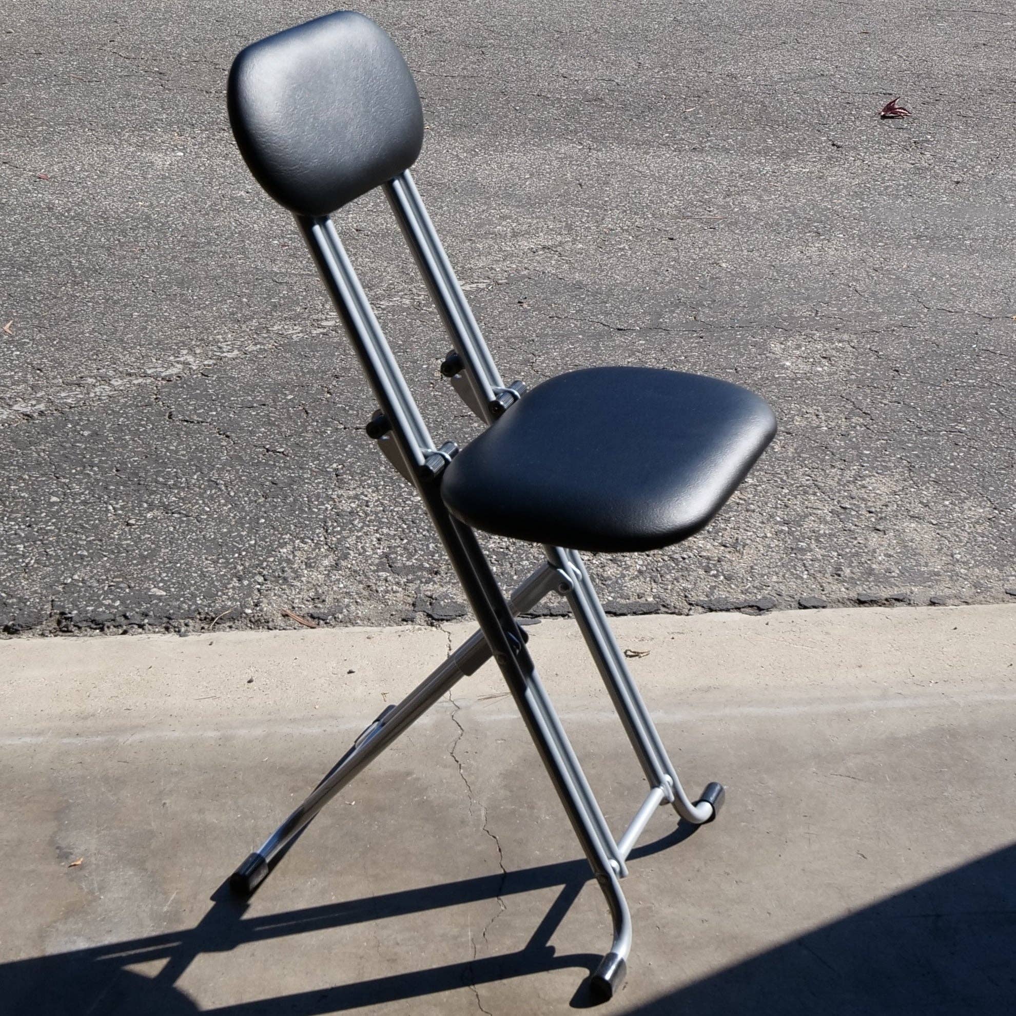 Wholesale Sophisticated Folding Chair - Terrace - BK/SL