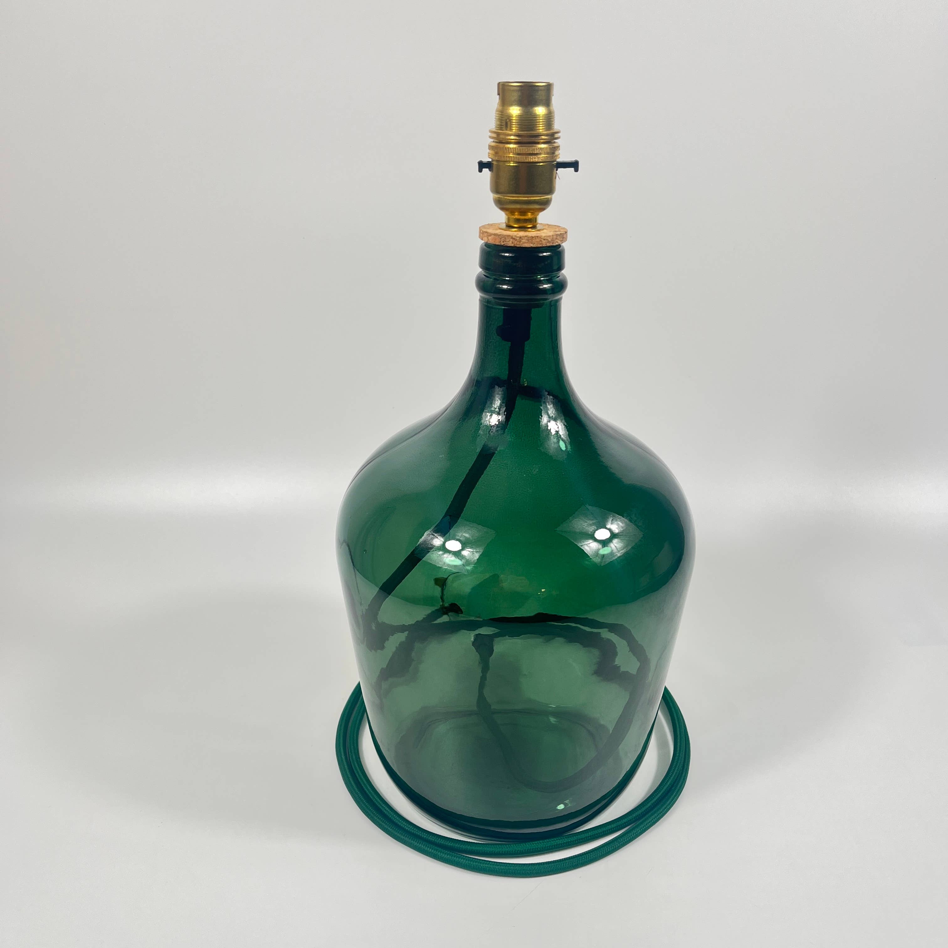 Jarapa - Wholesale Accent/Desk Lamp - Garrafa Recycled Glass Demijohn Lamp 36cm8