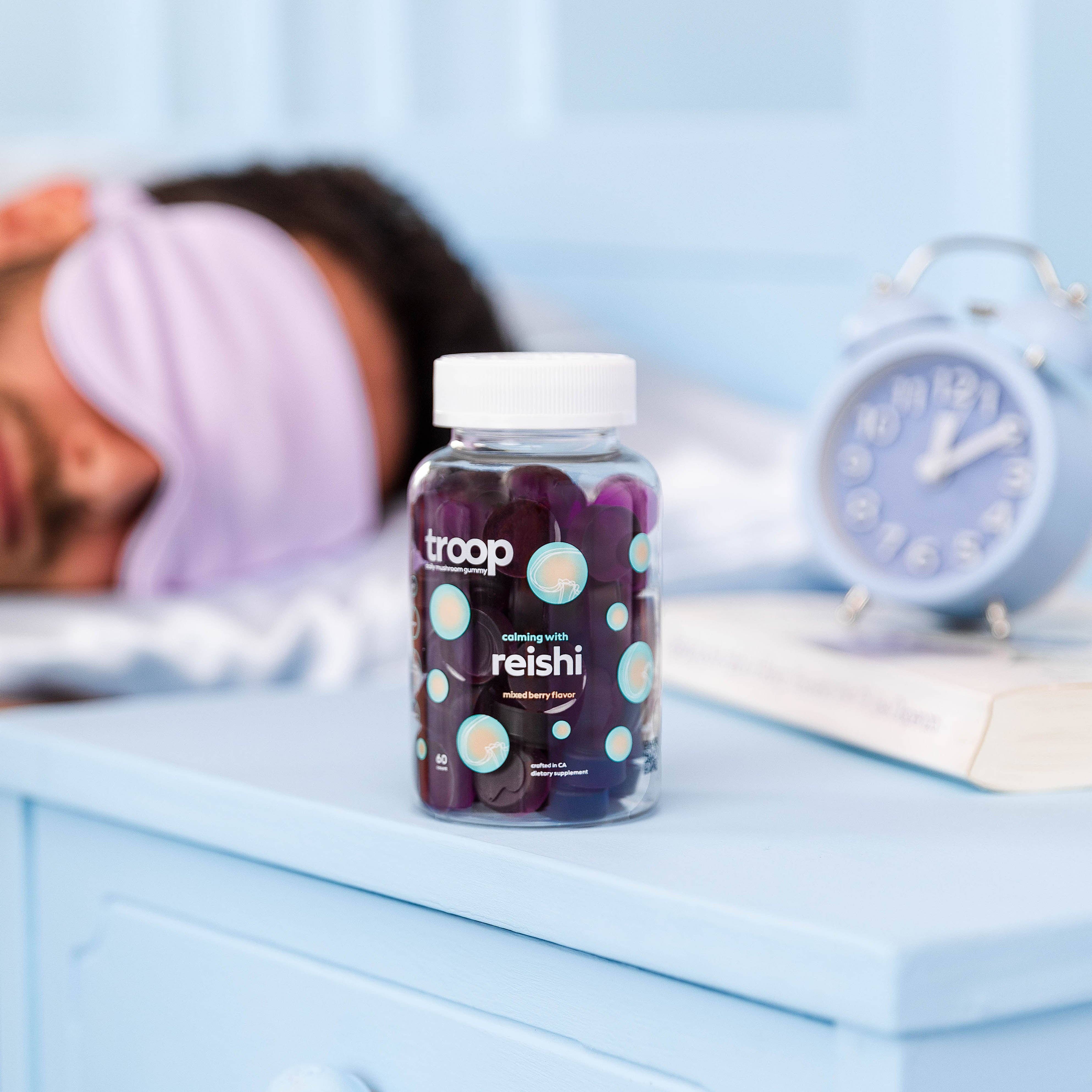 Troop – Großhandel Nahrungsergänzungsmittel/Vitamin zum Einnehmen – Reishi-Pilzgummis für Stress, Schlaf, Immunität6