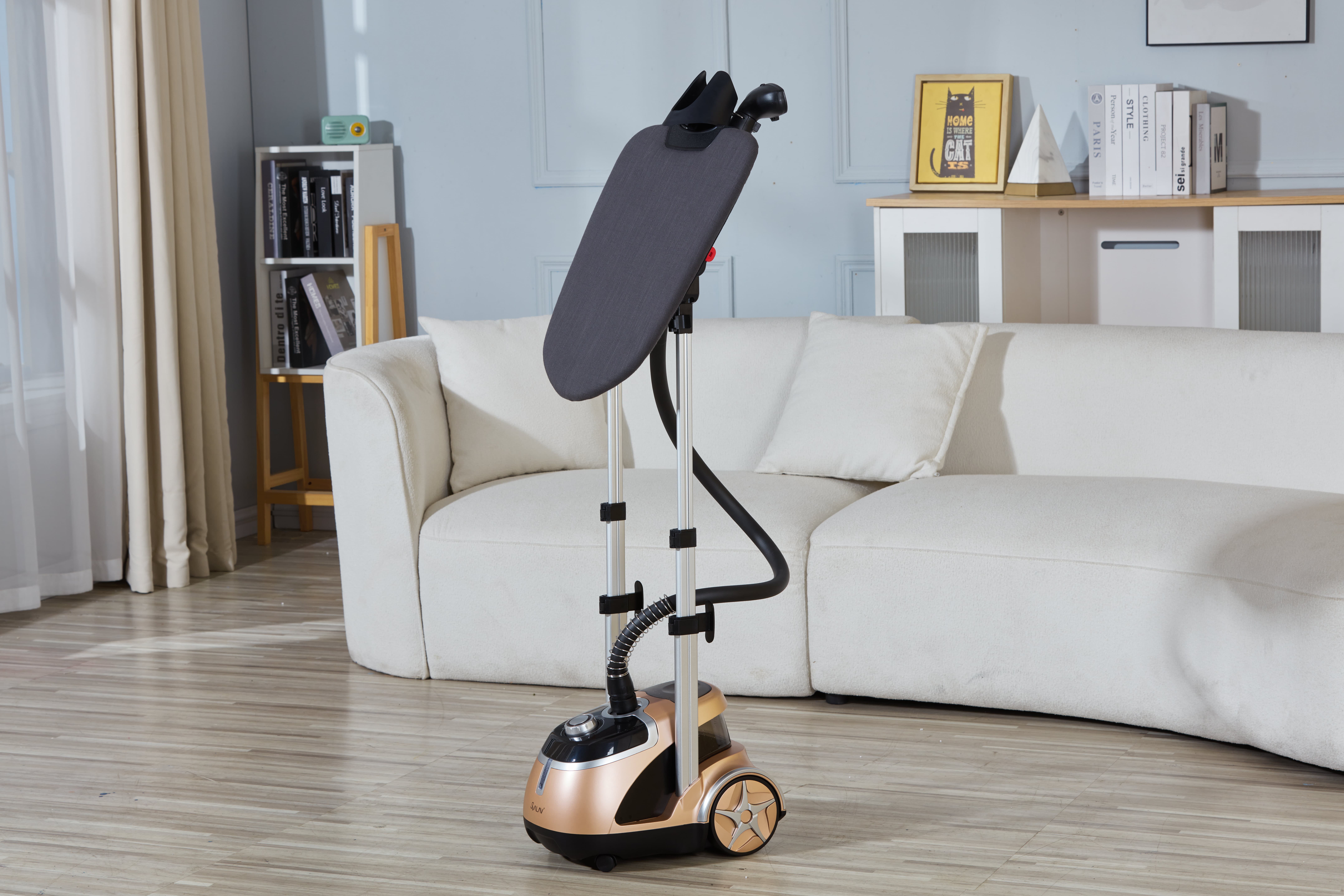 Salav-True & Tidy - Vente Défroisseur à vapeur pour vêtements - Défroisseur professionnel avec planche à repasser intégrée et paquet de 3 détartrants7