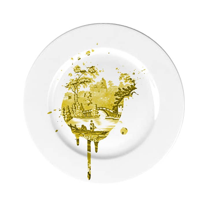 Mineheart - Venta al por mayor Plato grande - Platos Antiguos Funky Undercover - Juego de tres2