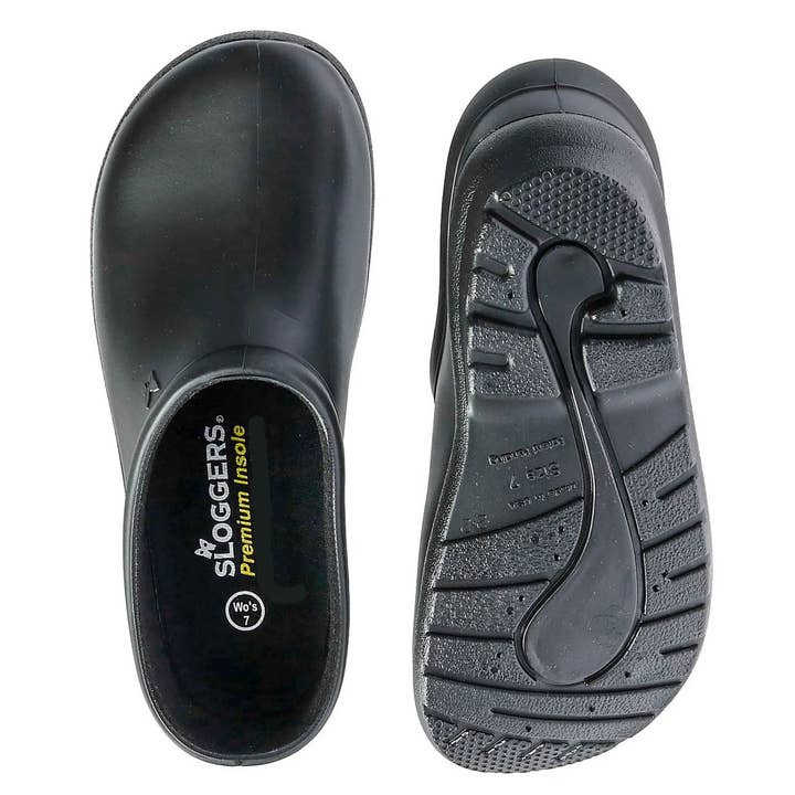 Sloggers - Wholesale Clogs - Men's - Men's Premium Clogs, Solid Black2