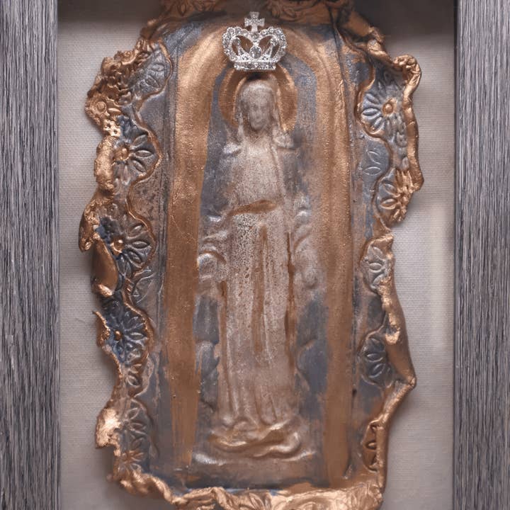 Provincial Posh - Wholesale Ornament - Mother Mary, Handmade Clay Art 11