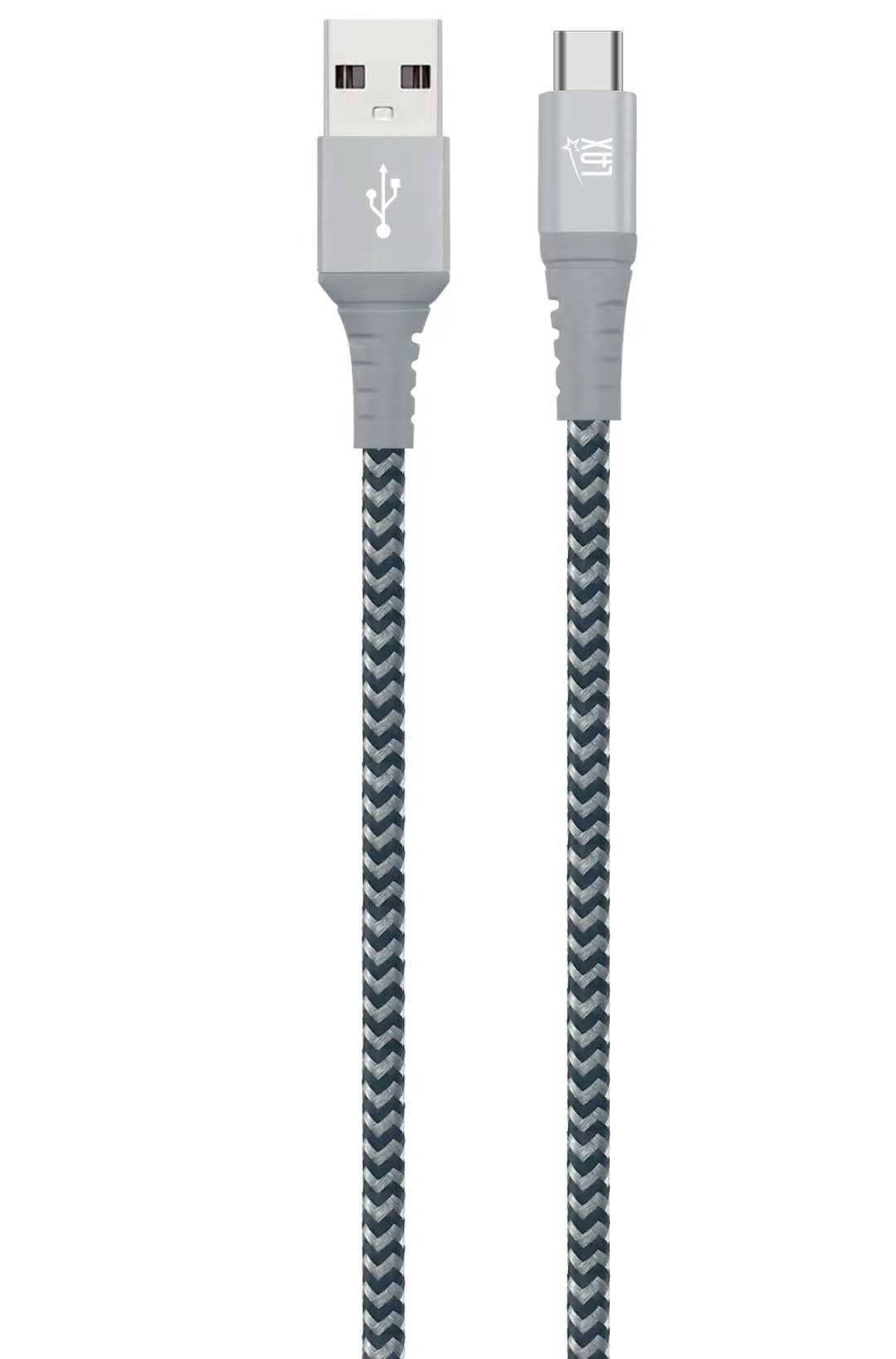 LAX Gadgets - Wholesale Charging Cable - LAX Gadgets USB C Cable - Nylon Braided USB-C Retail Pack11
