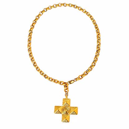 Gooddiy - Wholesale Link & Chain Necklace - Plated Retro Cross Plating Pendant Necklace wholesale