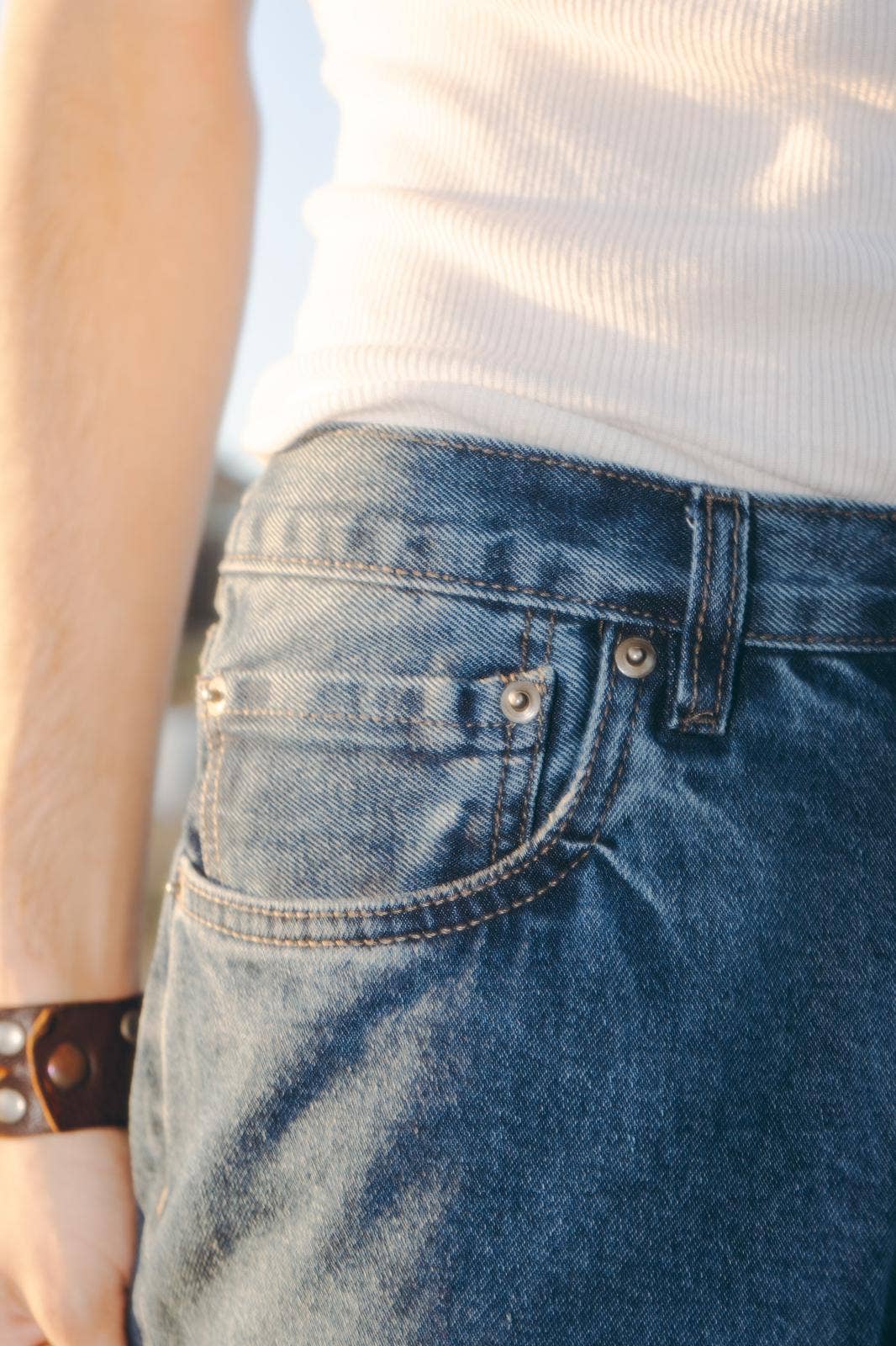 Generation XYZ – calças de ganga - Homem por atacado – Calça Jeans Masculina Gênero Reta (HF-5010)8