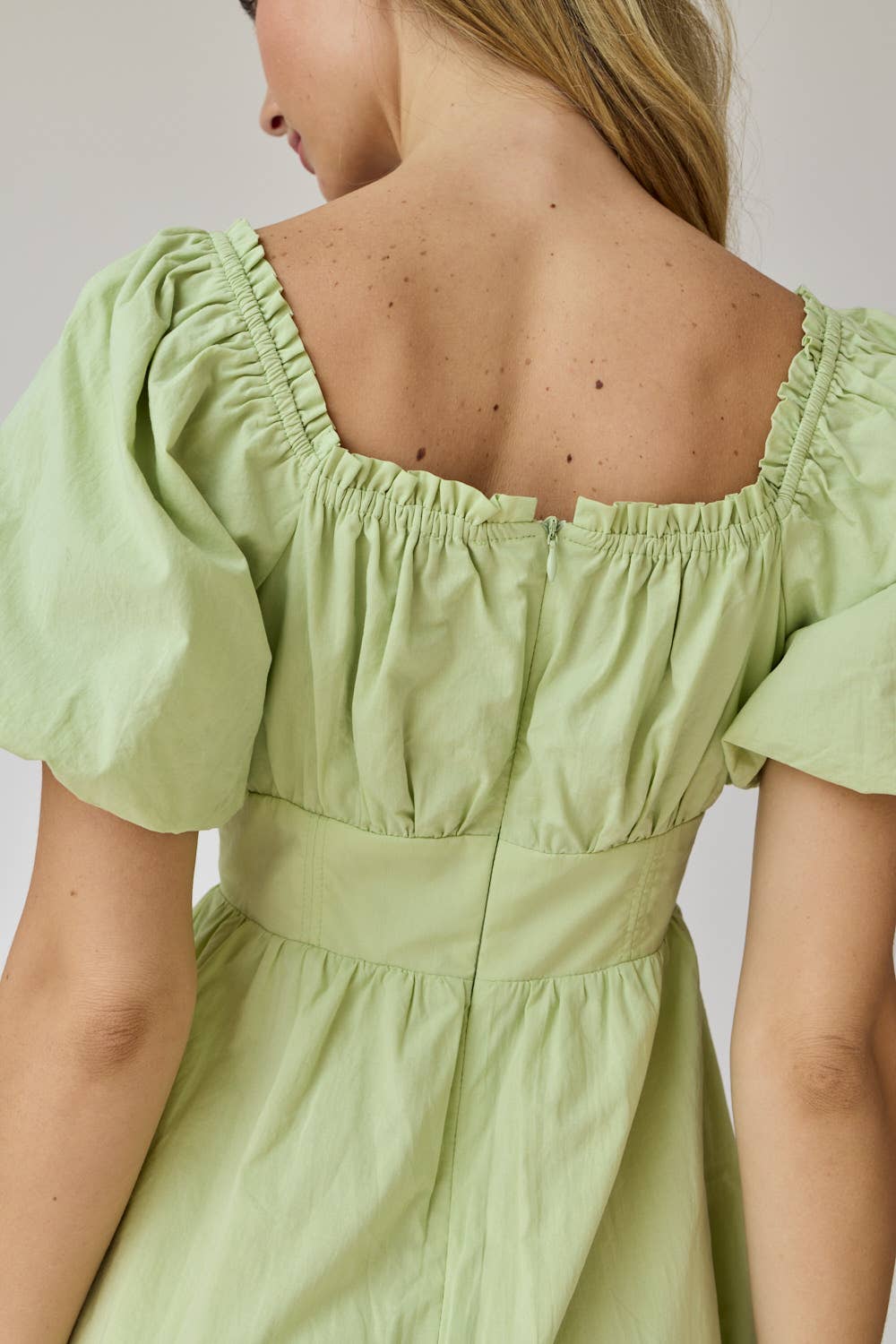 Papermoon - Wholesale Dress - Women's - PD17270-1 - Camila Puff Sleeve Mini Dress2