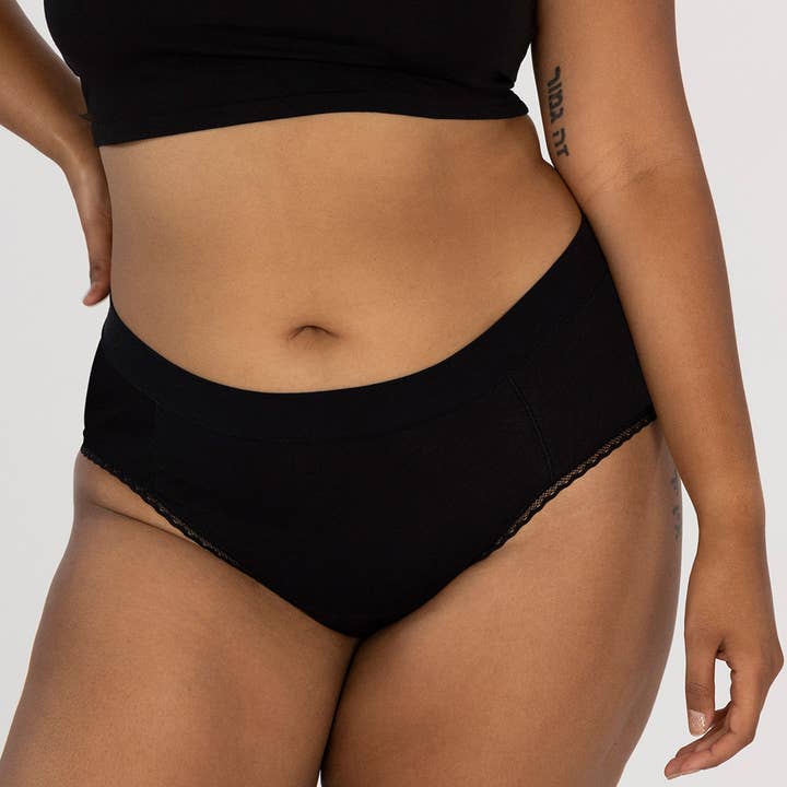 La Coochie - Vendita all'ingrosso Intimo - Donna - Slip a vita alta in cotone biologico10