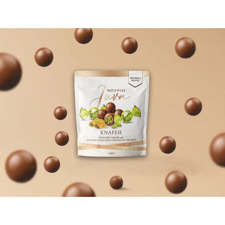 Pistest - Wholesale Chocolate Covered Sweets - Dubai chocolate Pistachio and Kunefe Filled Chocolate,100 gr4