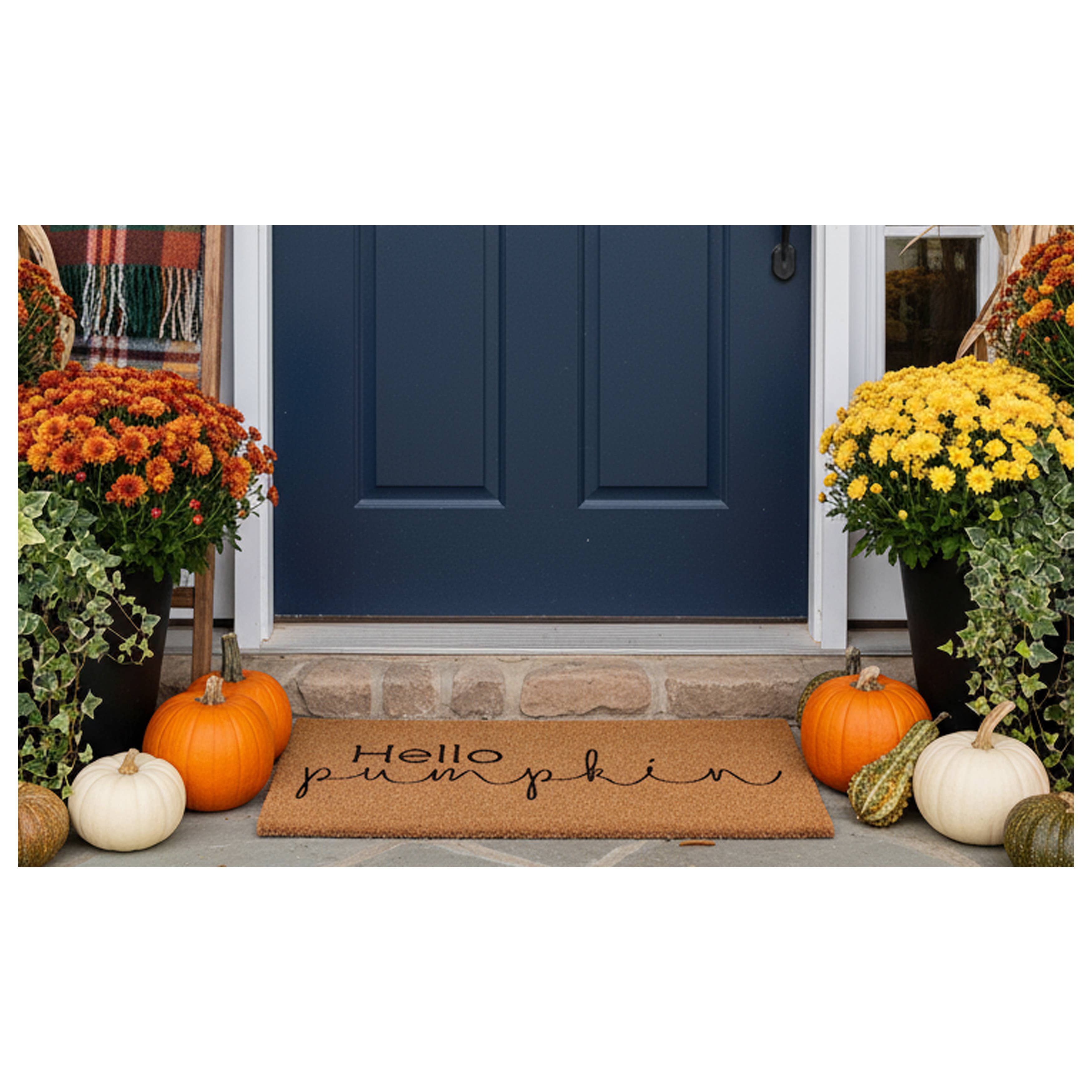 Calloway Mills - Wholesale Door Mat - Hello Pumpkin Fall Doormat1