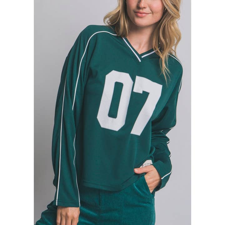 10386TN Graphic Mesh Long Sleeve Jersey for wholesale by Coloring You