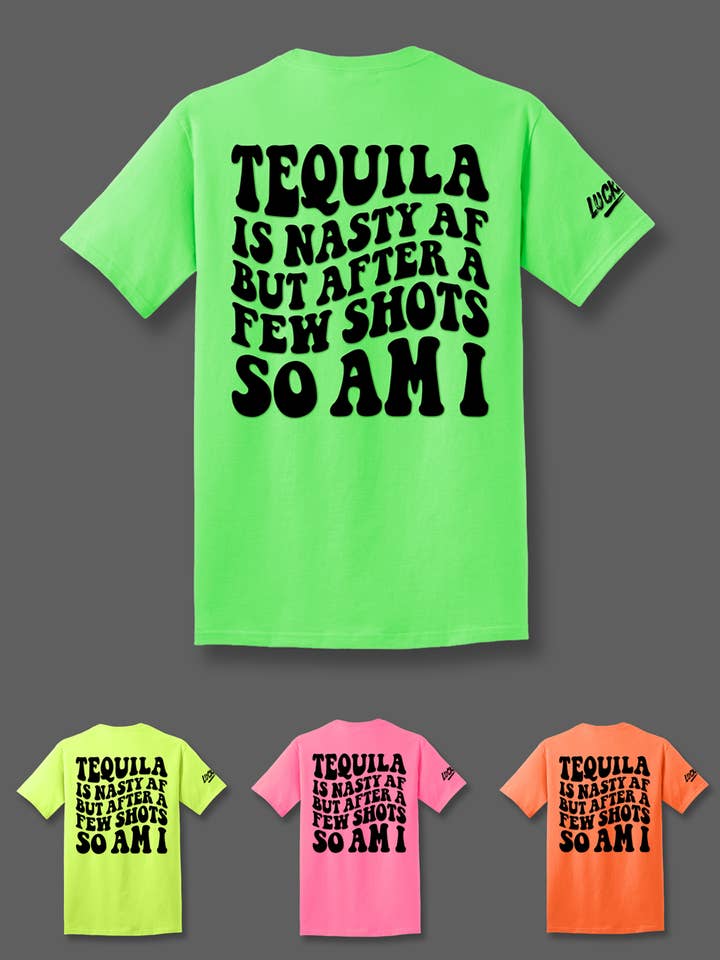 Tequila är otäckt | Tee för wholesale av Luckless Outfitters