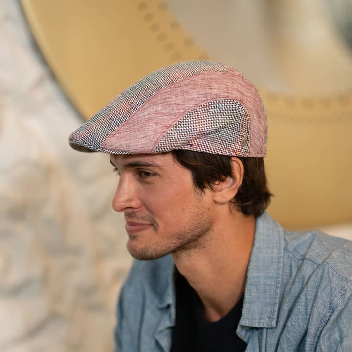 Pilotkasket i hør og bomuld - 1E319 for engroshandel hos M BY FLECHET