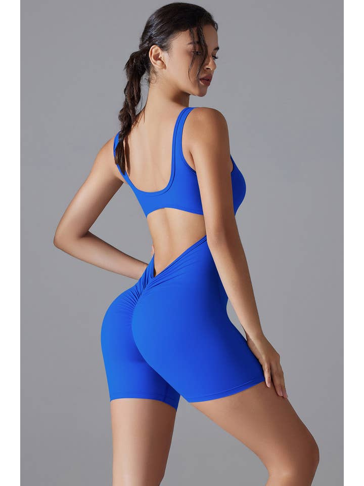 Color 5 - Wholesale Romper - Women's - Premium scrunch butt active wear work out yoga romper 10
