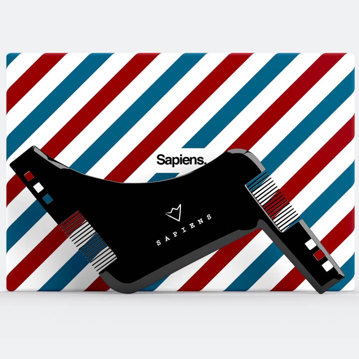 Beard Stencil - Black Edition for wholesale by Sapiens.