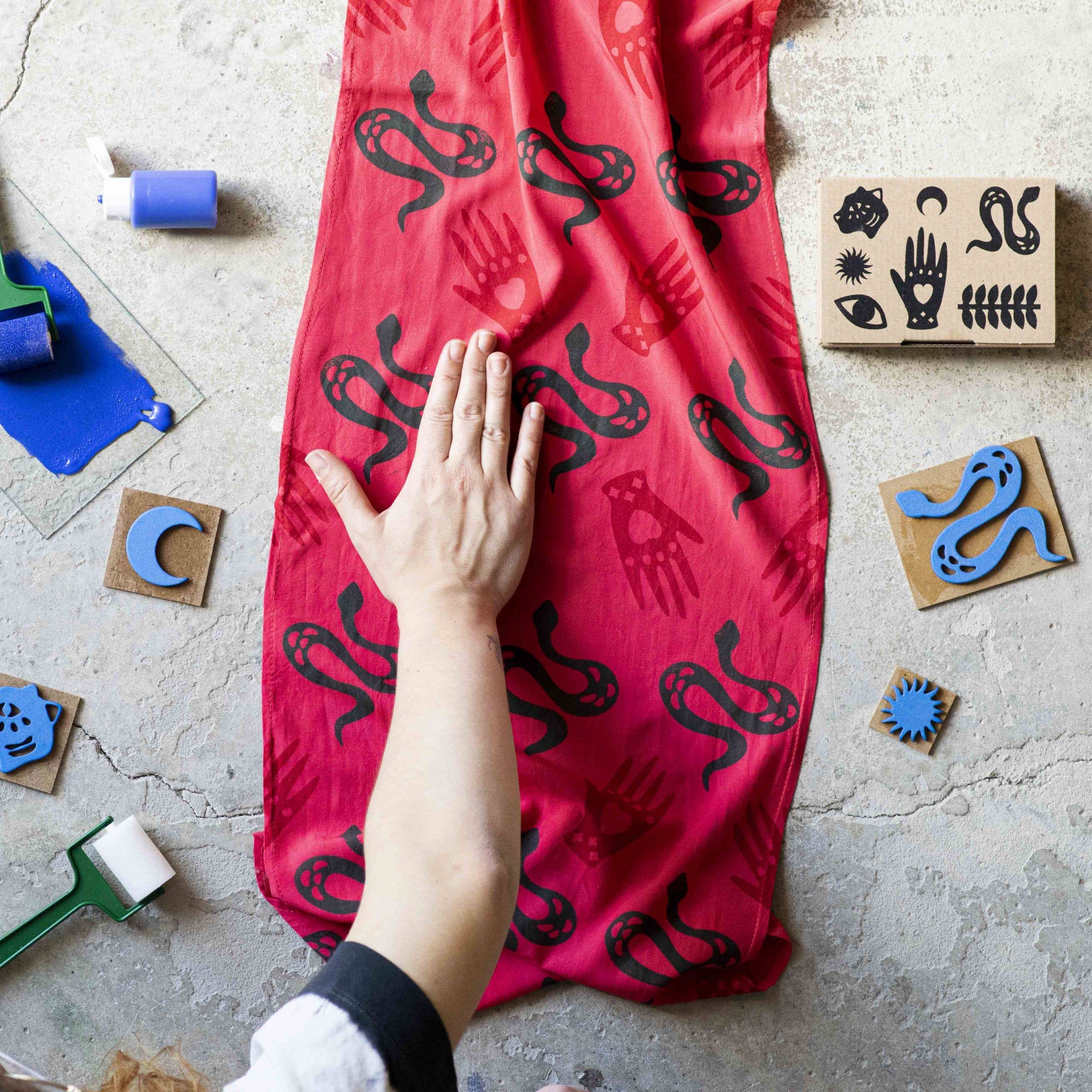 Fábrica de texturas - Wholesale DIY Craft Kit - Blockprinting BASIC*  Mystic2