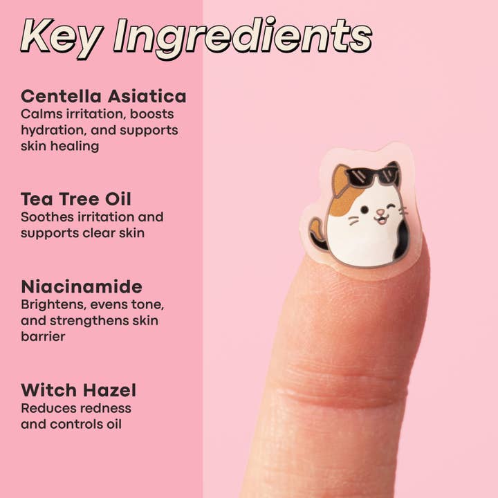 TONYMOLY - Wholesale Acne/Hydrocolloid Patch - Squishmallows x TONYMOLY Blemish Patches7