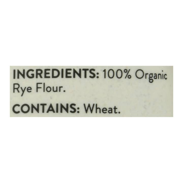 Ware Spark - Wholesale Flour - King Arthur Baking Company - Flour Organic Rye - Case Of 4-48 Oz2