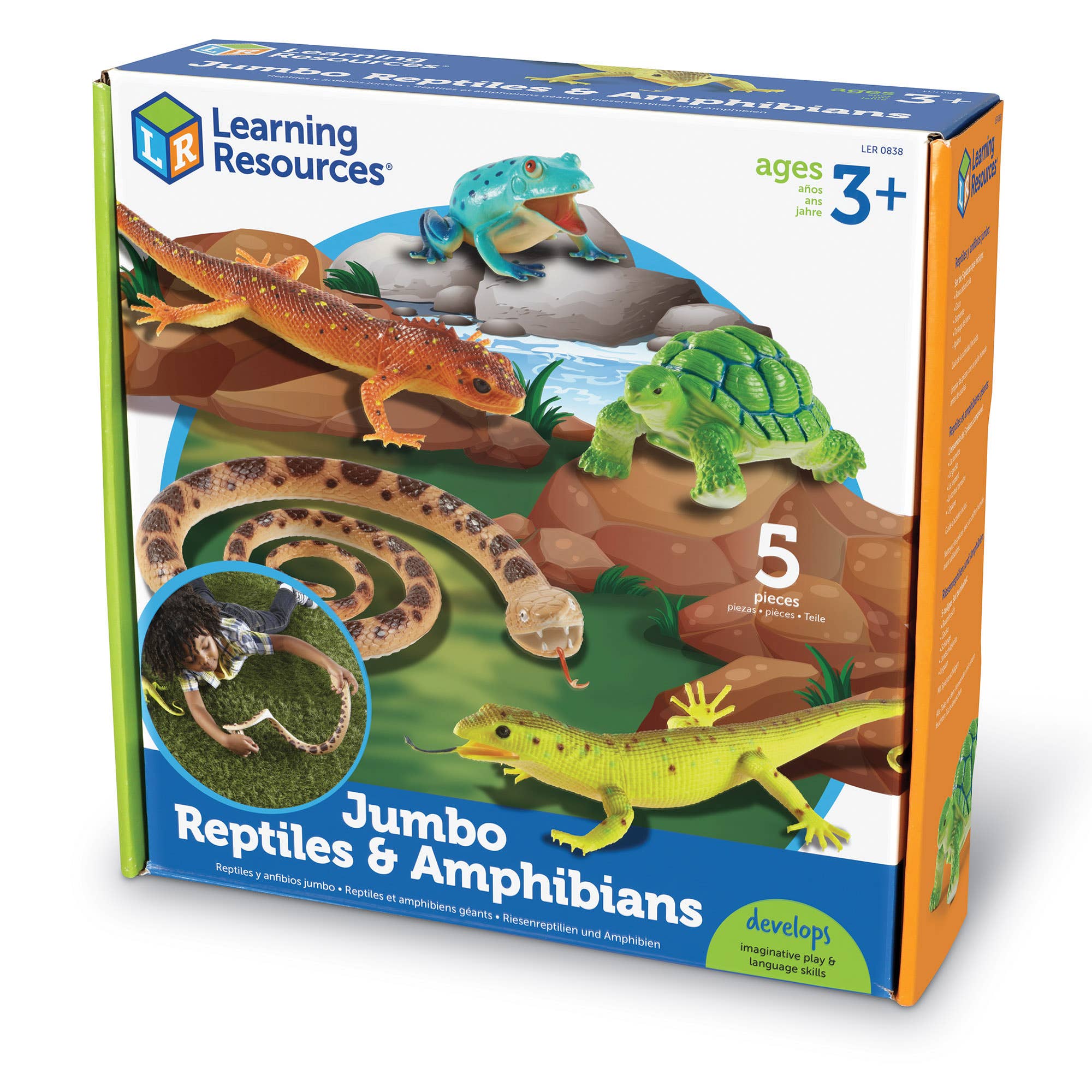 Learning Resources - Wholesale Toy Set - Kids - Jumbo Reptiles & Amphibians1