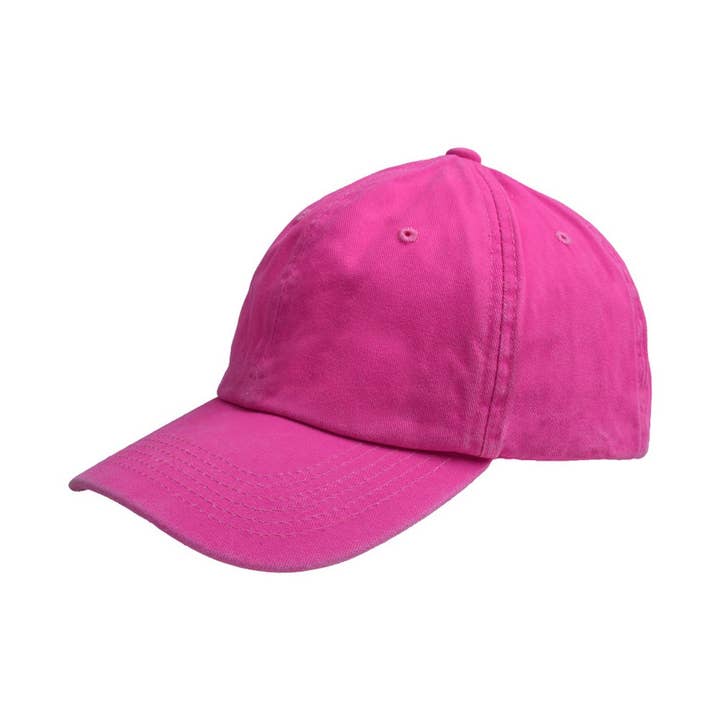 ACCITY - Wholesale Baseball Cap - Women's - Parent-Child Neon Baseball Cap - Soft Brim Sun Hat CWAH12229