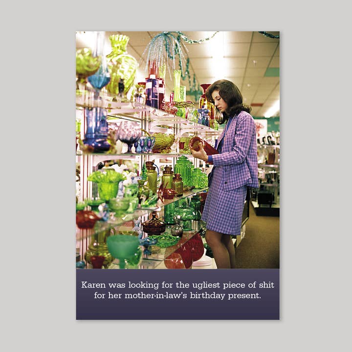 Biglietto di auguri Ugly Shit per la vendita all'ingrosso da parte di Icon