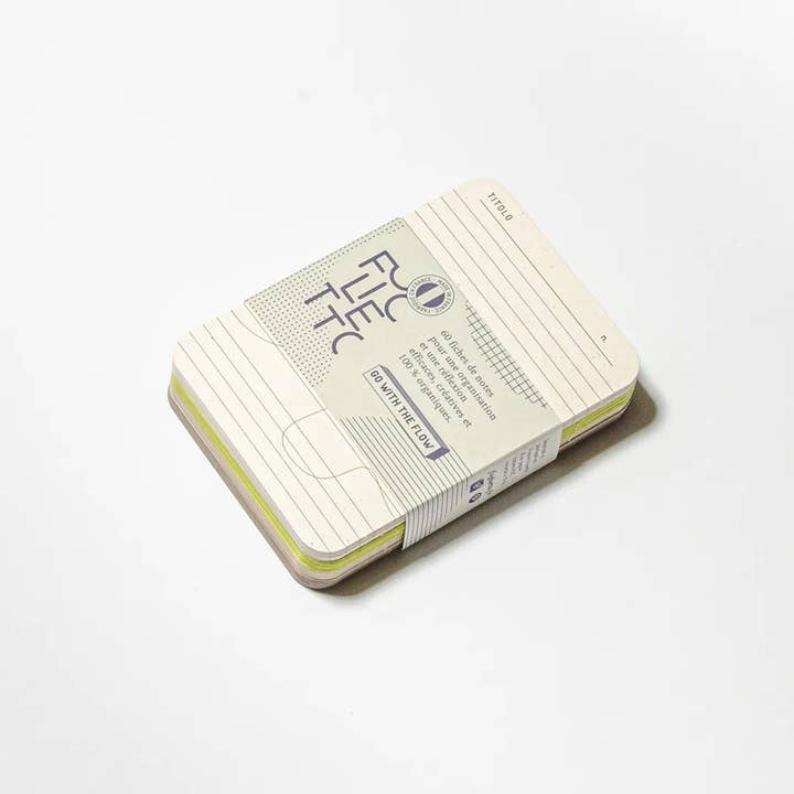 Foglietto - Wholesale Stationery/Notecard Set - Go with the flow - Deck of A7 memo cards11