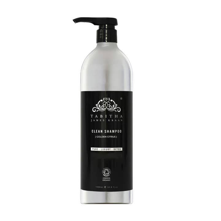 Clean Shampoo Golden Citrus 1L (Salon use only not for resale)* for wholesale by Tabitha JK British Luxury Organic Hair Care