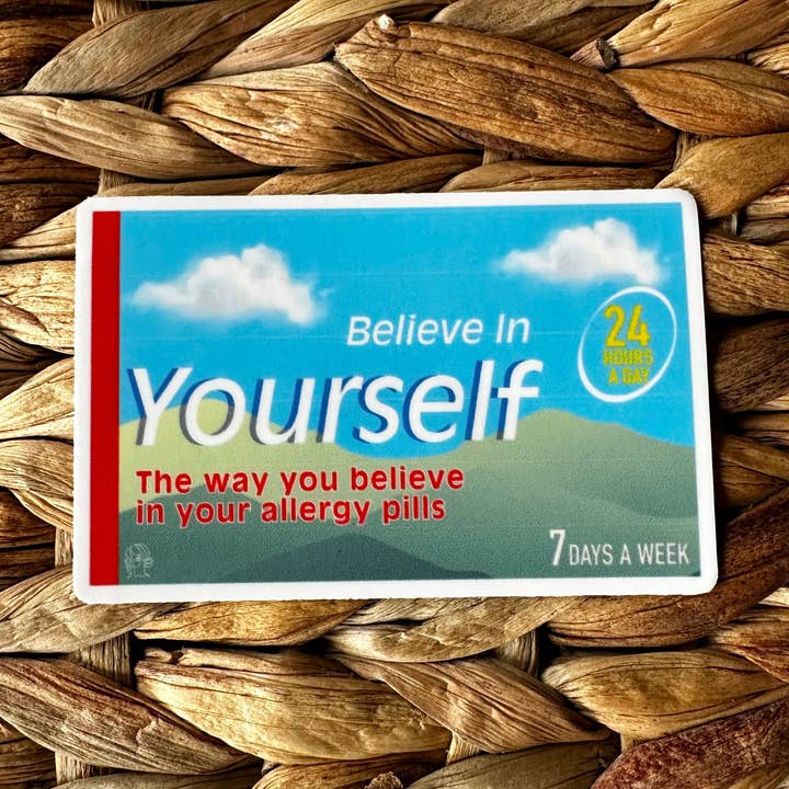 Believe In Yourself Sticker for wholesale by IreDesign Studio