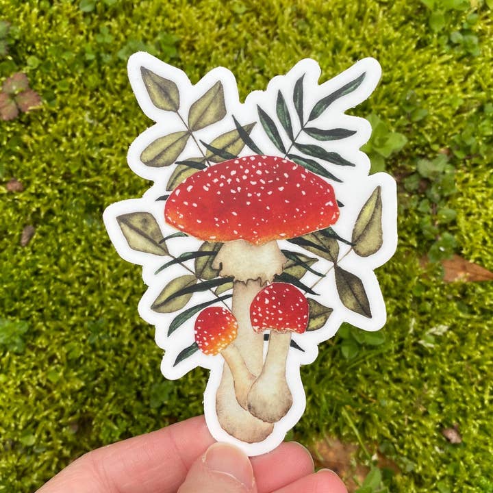 Pilzaufkleber für Wasserflasche, Aufkleber für den Großhandel von Candace Fincher