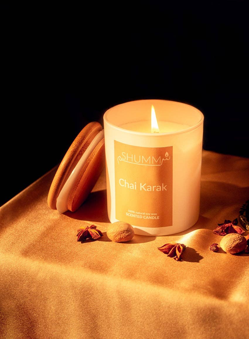 Shumm Candles – Vela em jarro/copo por atacado – Vela Chai Karak1