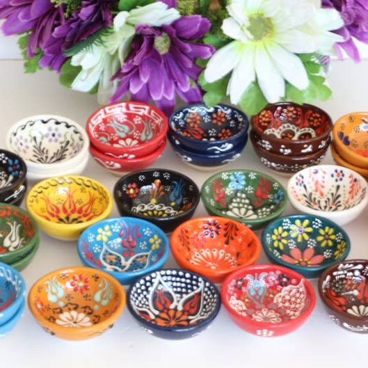 Mediterranean Collection - Vendita all'ingrosso Ciotola - Set di mini ciotole con il miglior rapporto qualità-prezzo, n. 2, 30 pezzi assortiti
