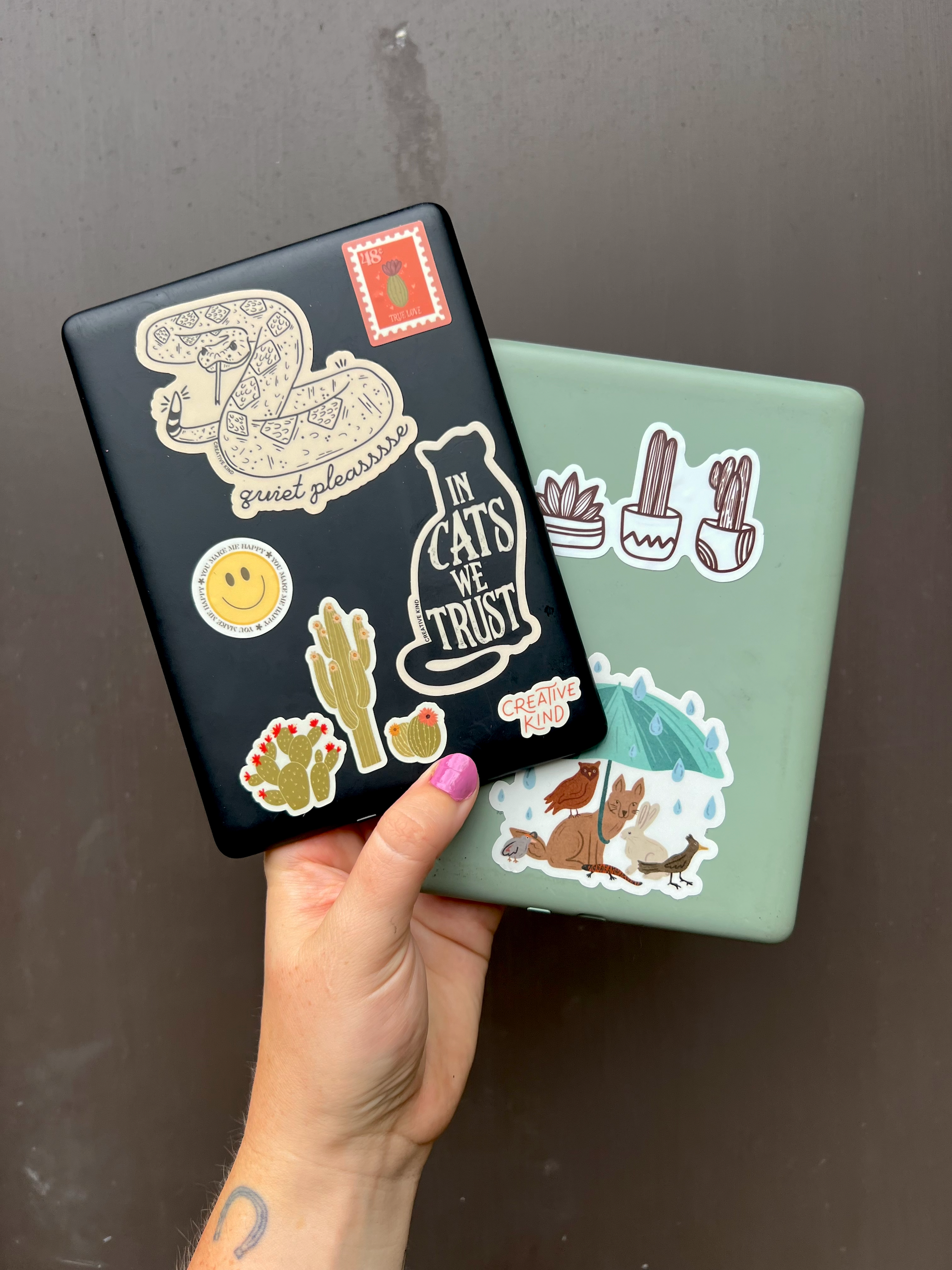 Creative Kind - Vendita all'ingrosso Adesivo - Foglio di Adesivi Natura – Foglio di Adesivi in Vinile Fiori di Cactus Primaverili2