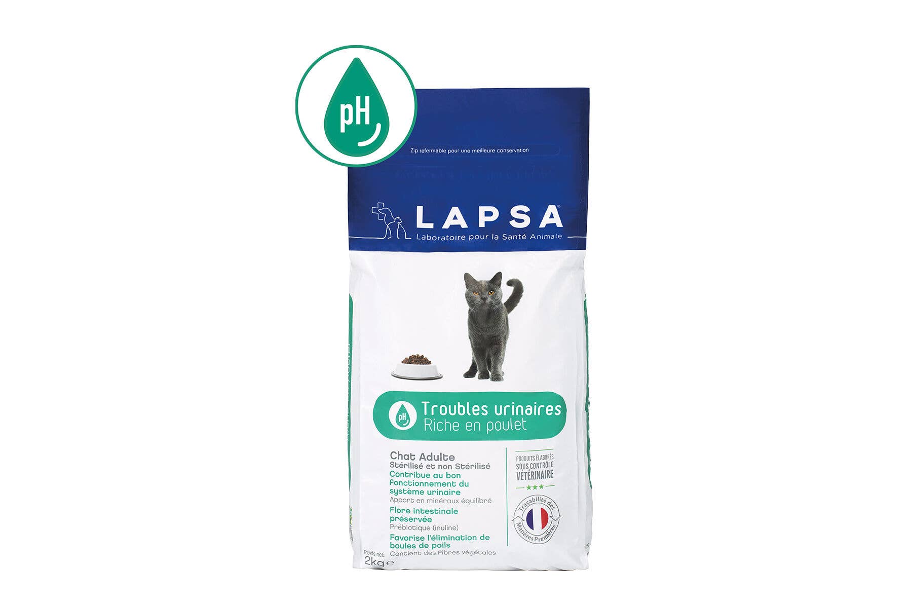 LAPSA - Venta al por mayor Comida - Gatos - CROQUETAS PARA GATOS ADULTOS, SALUD URINARIA, 2 KG0