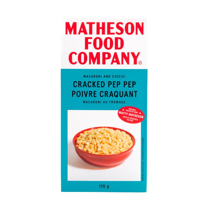 Matheson Food Company Macaroni and Cheese Cracked Pep Pep for wholesale by Weekly Provisions