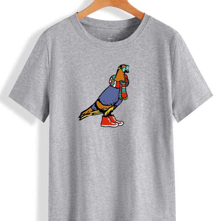 Adult T-shirt Hipster Bird for wholesale by Maqoba