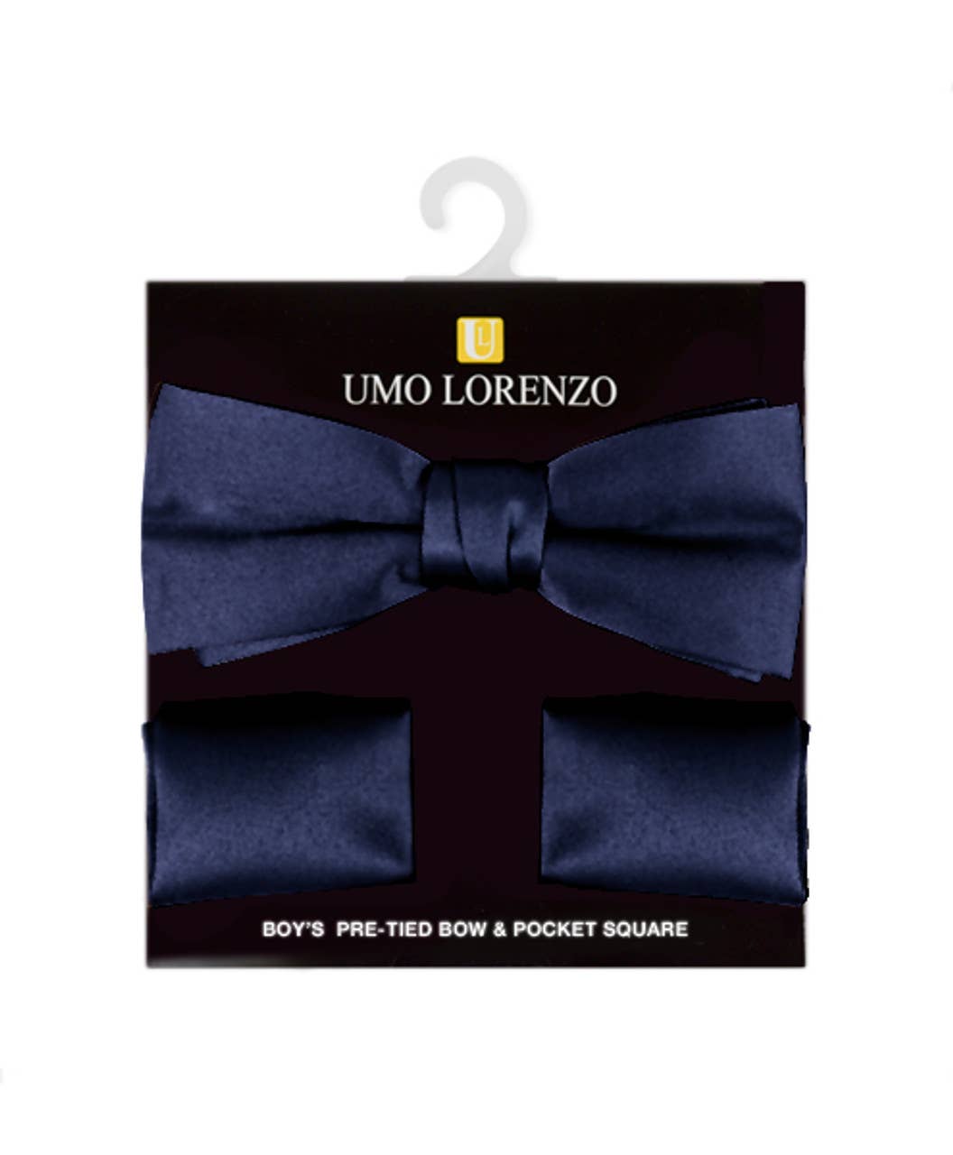 Selini New York - Wholesale Bow Tie - Kids - 100% Poly Satin Boy's Banded Bow Tie and Hanky BBTH13015