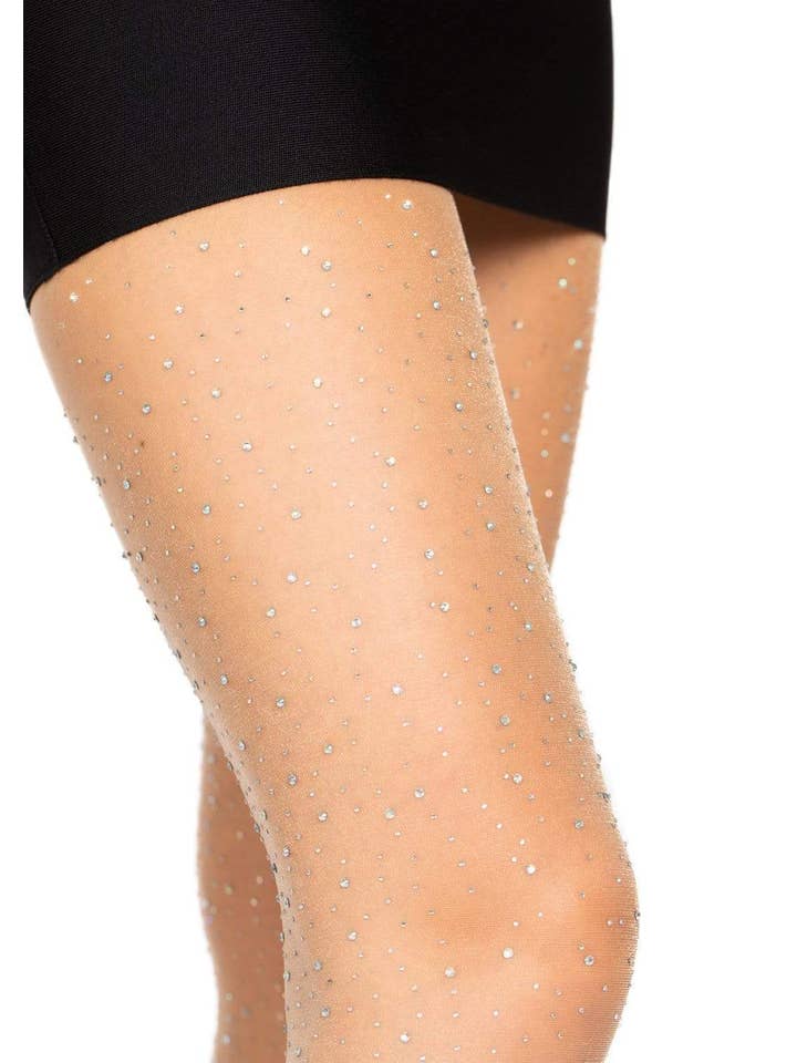 Leg Avenue - Wholesale Tights - Women's - Petra Sheer Rhinestone Pantyhose5