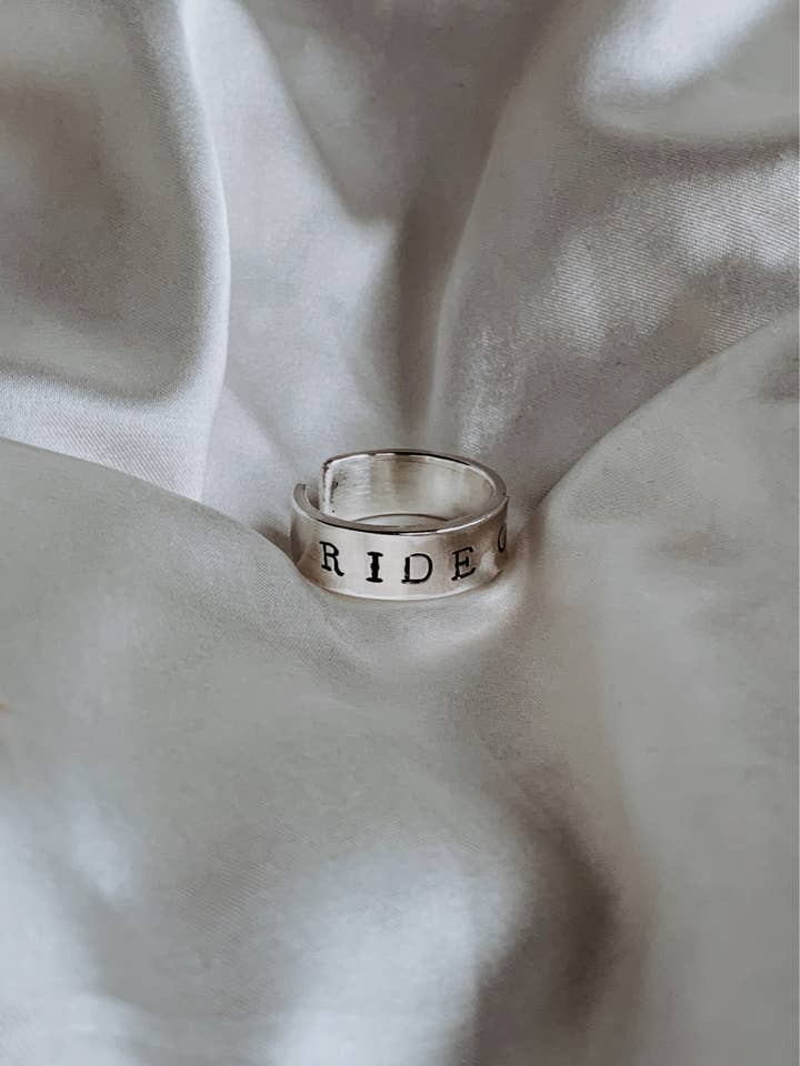 Ride Or Die Ring for wholesale by Stix and Stoned