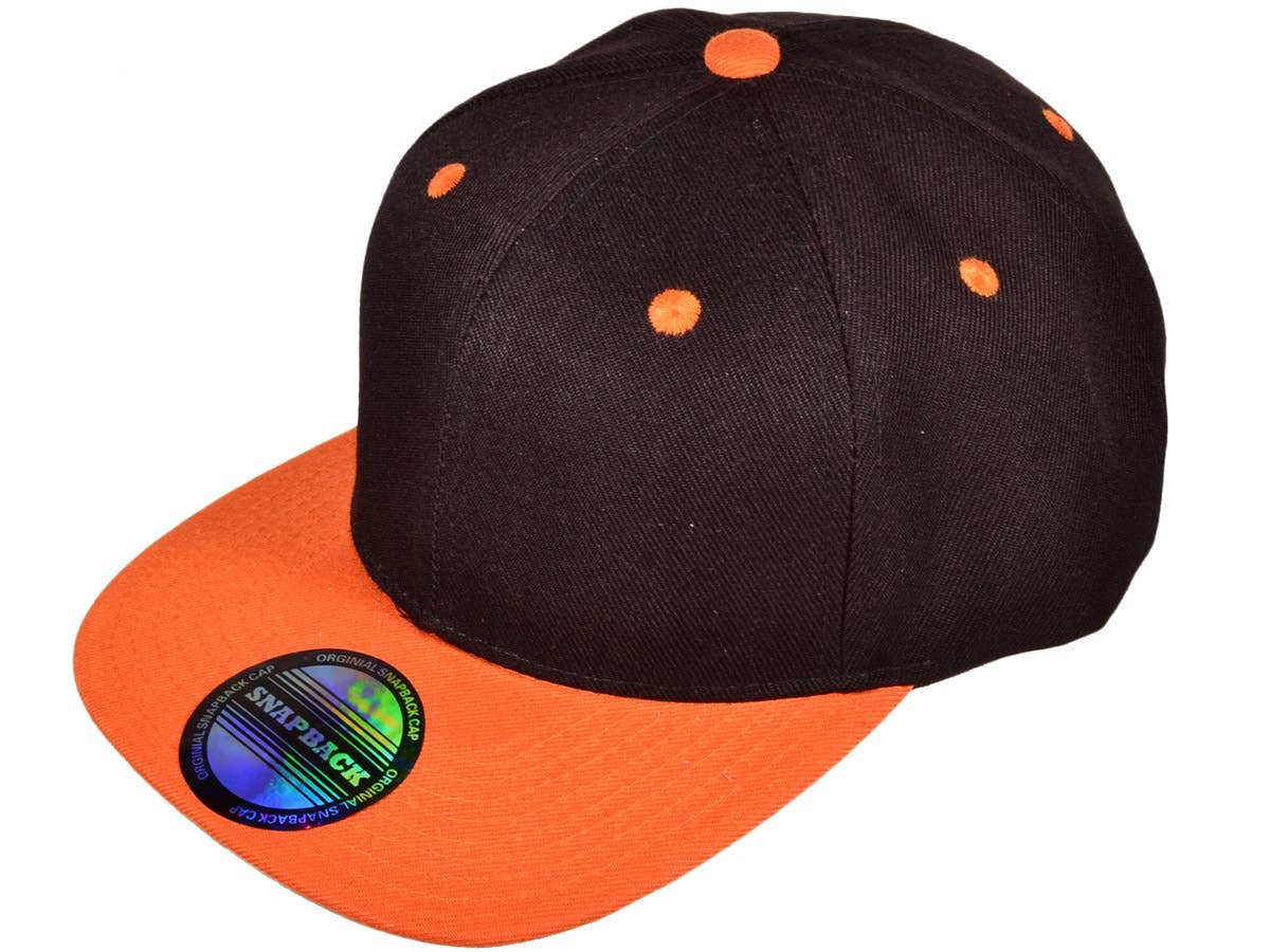 Buck Wholesale - Vente Casquette à visière plate – unisexe - Casquettes snapback unies à visière plate style vintage17