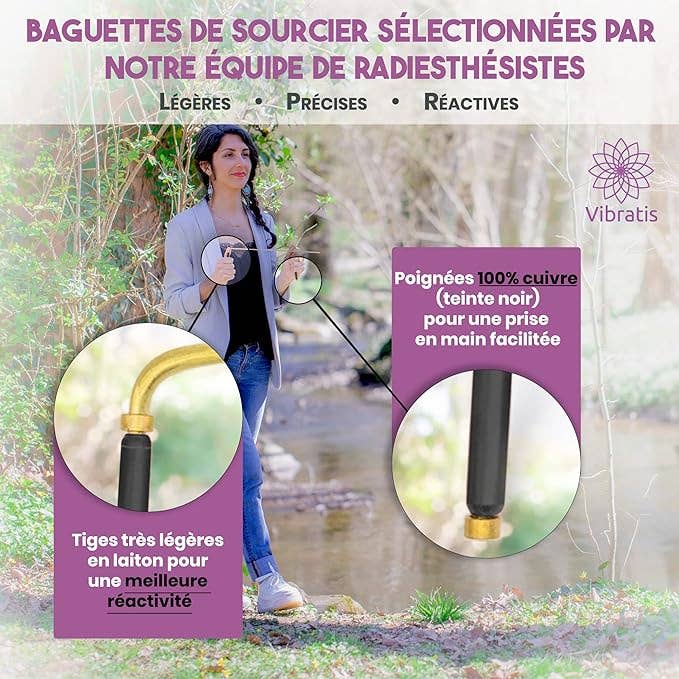 Vibratis - Wholesale Meditation Supplies - Wizard wands with black handles + Pendulum (pack)6