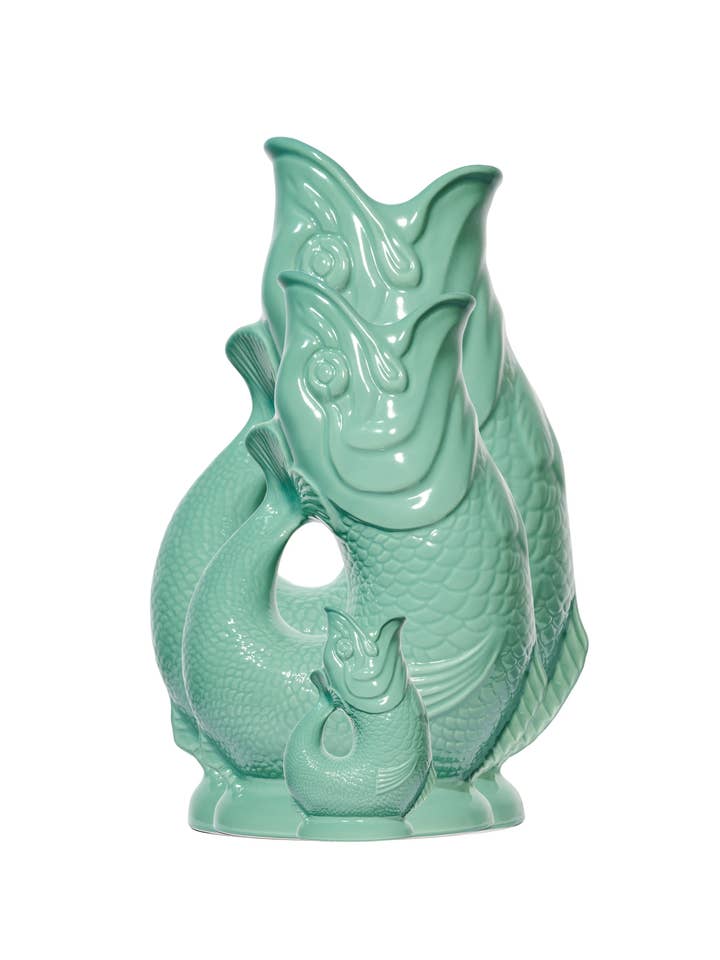 Sea Green Gluggle Jug for wholesale by The Original Gluggle Jug Factory