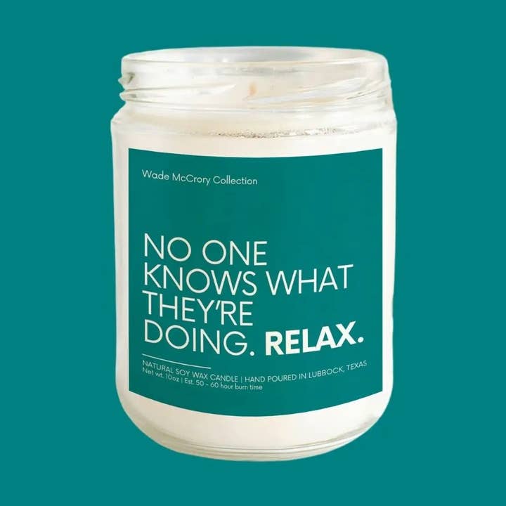 Bougie au soja No One Knows pour la vente par Wade McCrory Collection