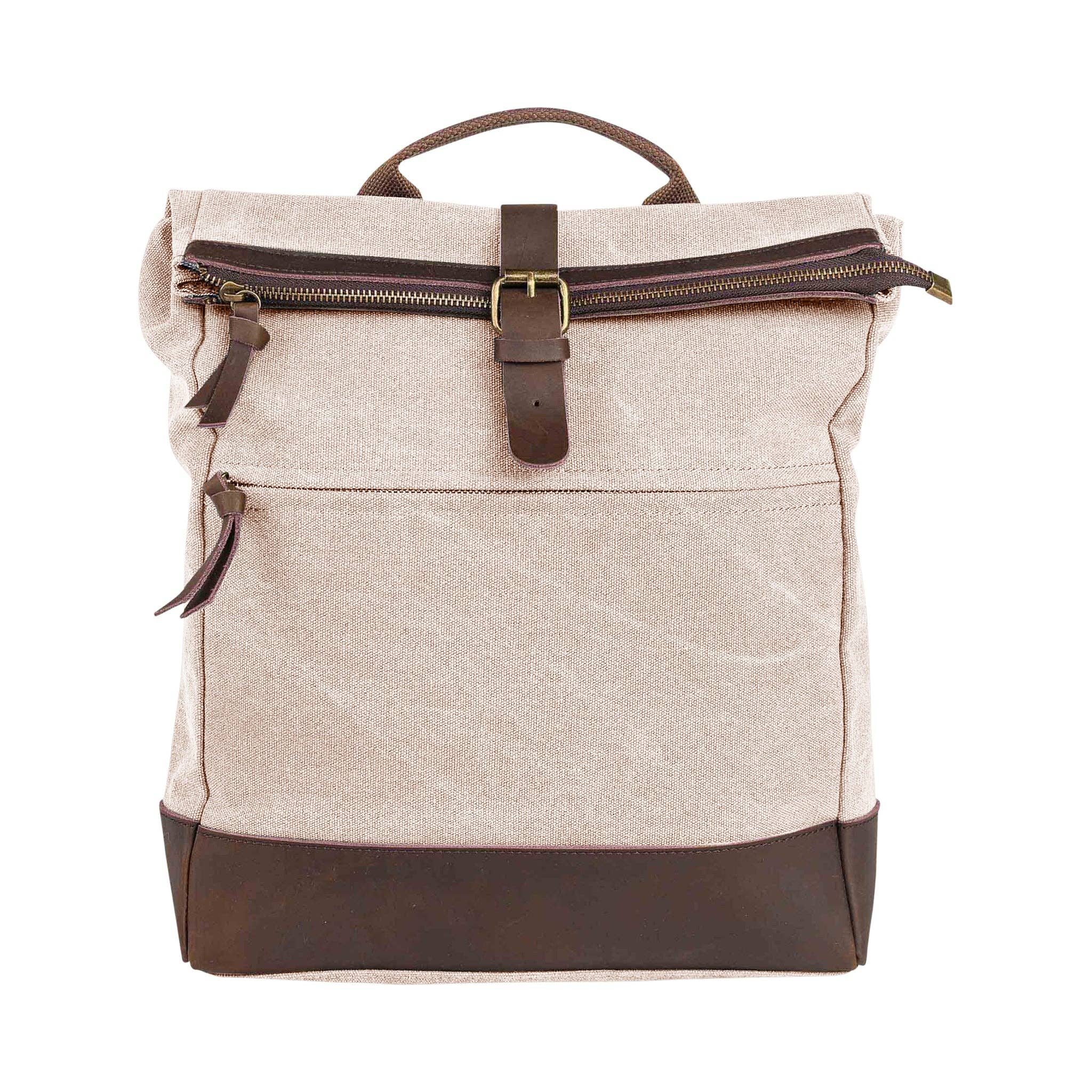 ZEDE PARIS - Vente Sac à dos – unisexe - ECOLE MILITAIRE - Sac à dos en toile et cuir22