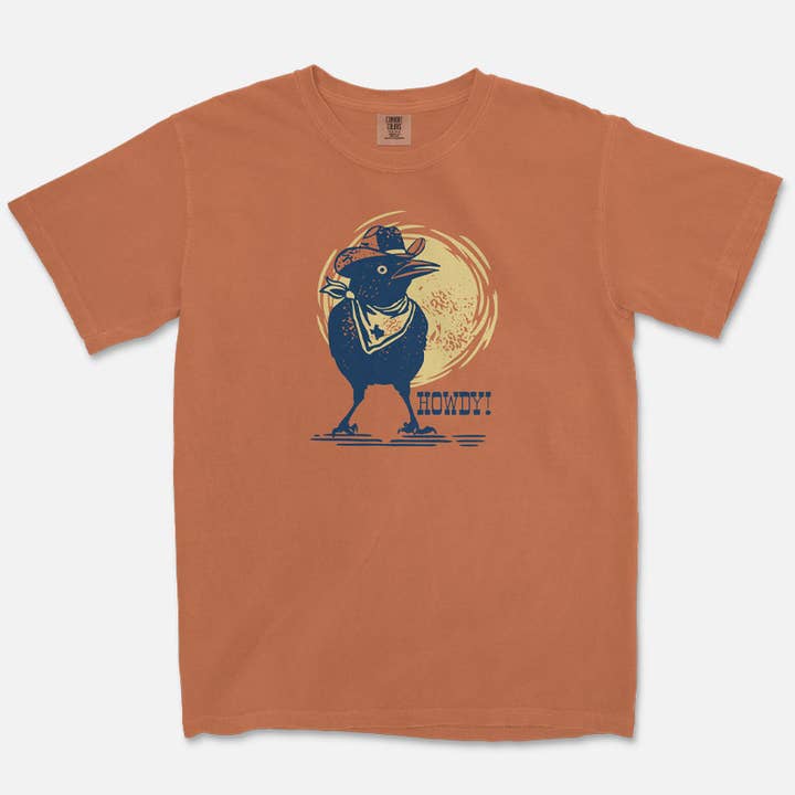 Yam Howdy Grackle T-Shirt | Comfort Colors 1717 | Texas Tee for wholesale on Faire0