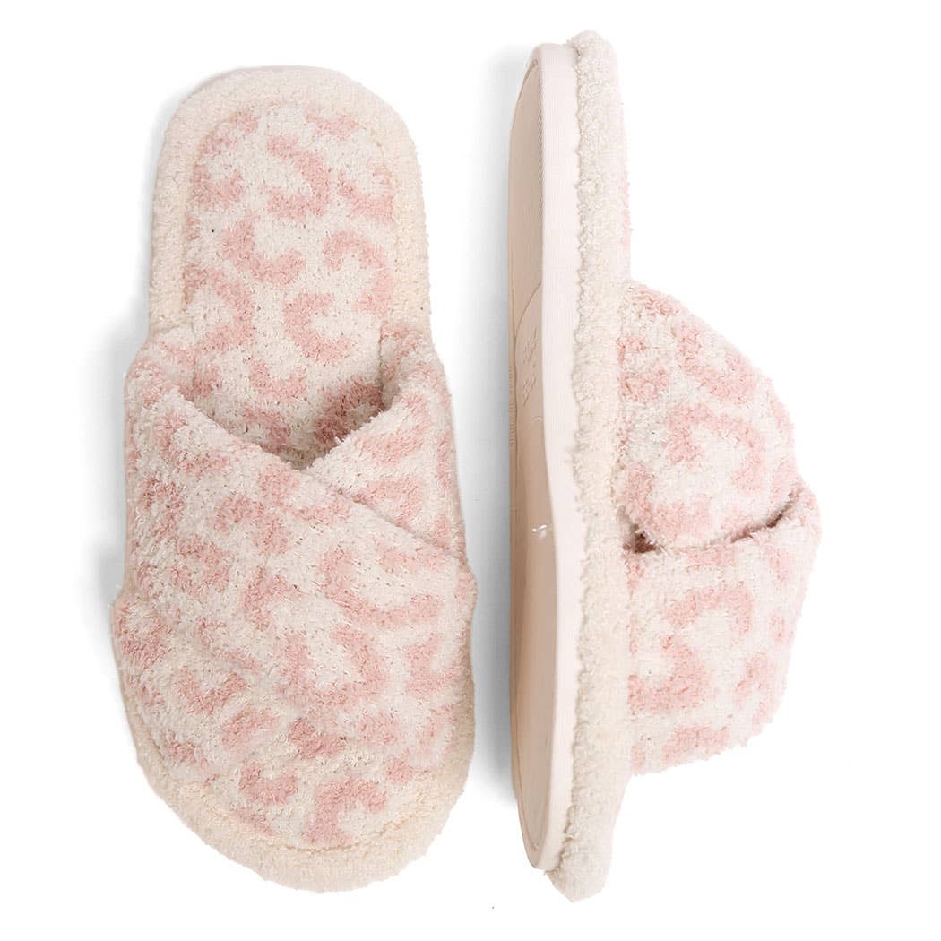 Fashion City - Wholesale Slippers - Women's - Luxury Soft Crossover Leopard Pattern Slipper6