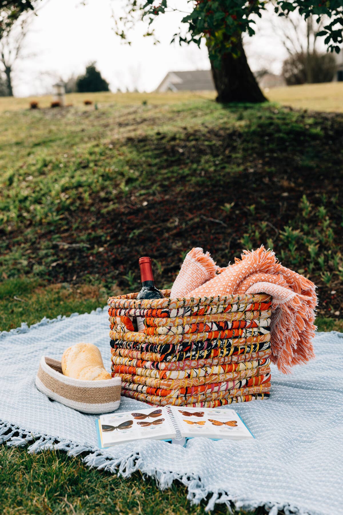 Ten Thousand Villages - Vente Paniers - Panier de rangement Sari 10H4