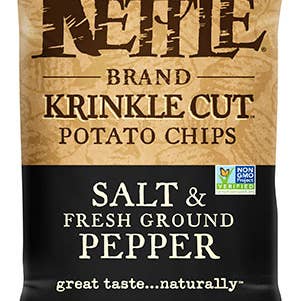 Hudson Meat Company - Wholesale Chips - CHIP KETTLE SALT & PEPPER - KETTLE BRAND