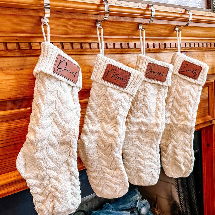 Personalized Cable Knit Stockings For Christmas, Stockings W and other Purchase Wholesale personalized christmas stockings. Free Returns & Net 60 Terms on Faire trending on Faire.