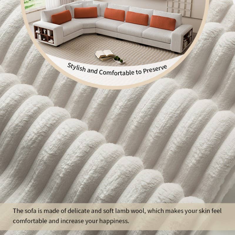 HOMYCASA DESIGN INC - Wholesale Sofa - L-Shaped Beige Sectional Sofa 3/5 Seats & ArmrestWoodenFrame4