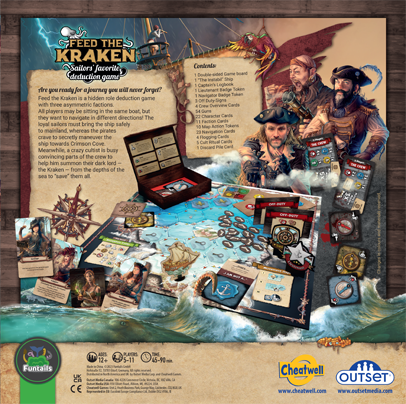 Cheatwell Games – wholesale Board game – Feed The Kraken - Sailors' favourite deduction game1
